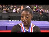 Simone Biles - Interview - 2014 Secret U.S. Classic