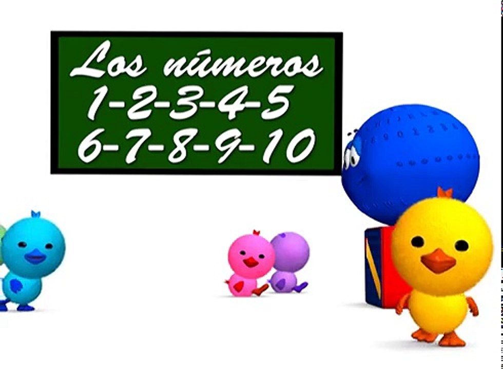 Los números del 1 al 10 - canción educativa para niños - La Pelota Loca