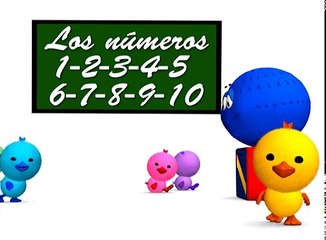 Los números del 1 al 10 - canción educativa para niños - La Pelota Loca