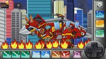 The Fire Truck Cartoon - Dino Robot Corps - Robot Triceratops - Android Full Game Play