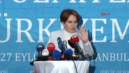 Meral Akşener İstanbul'da Basın Toplantısı Düzenledi