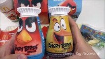 2016 McDONALDS EVERYTHING ANGRY BIRDS MOVIE HAPPY MEAL ACTION BIRD CODES FOOD TOYS BOX COLLECTION