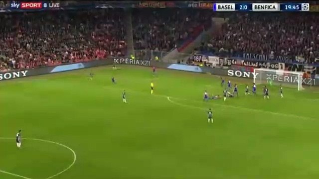 Dimitri Oberlin Goal HD - Basel 2-0 Benfica 27.09.2017