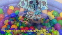 Вредные Детки бассейне с шариками,Киндер Сюрпризы Тачки,Unboxing Kinder Surprise Challenge