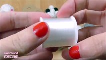 easy crafts: pom pom rabbits - stuffed bunnies DIY - Isa ❤️