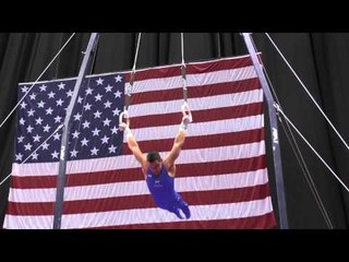 Brandon Wynn - Still Rings - 2014 P&G Championships - Sr. Men Day 2
