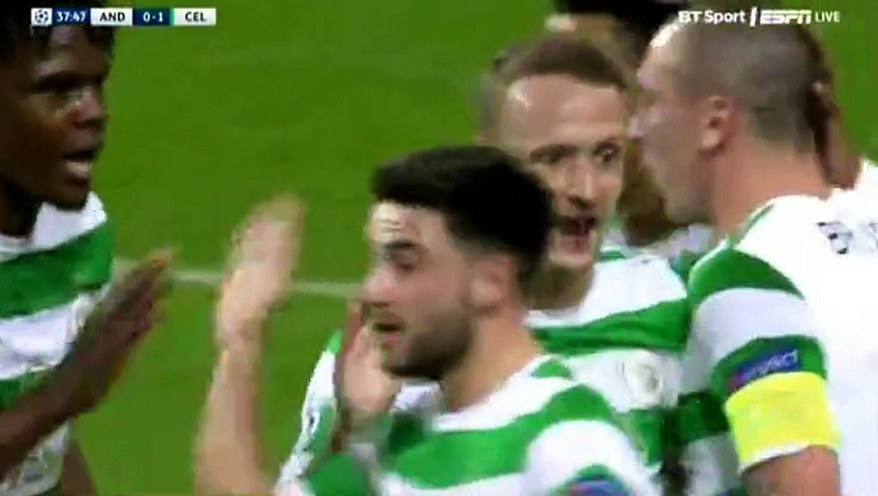 Leigh Griffiths Super Goal HD - Anderlecht 0-1 Celtic 27.09.2017