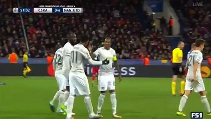 Goal HD - CSKA Moscow	0-4	Manchester United 27.09.2017