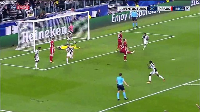 Gonzalo Higuain Goal HD - Juventus 1-0 Olympiakos Piraeus - 27.09.2017