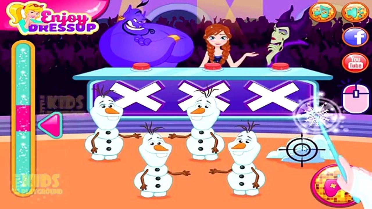 Disney Princess Got Talent Elsa Rapunzel Snow White and Aurora Princess Games for Kids