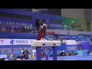 John Orozco - Pommel Horse - 2014 World Championships - Podium Training