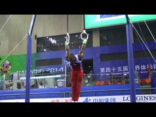 John Orozco - Still Rings - 2014 World Championships - Podium Training