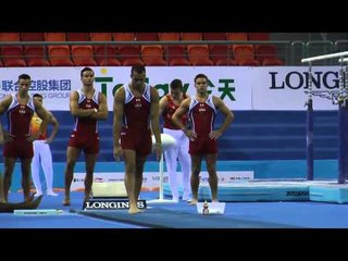 Danell Leyva - Vault - 2014 World Championships - Podium Training