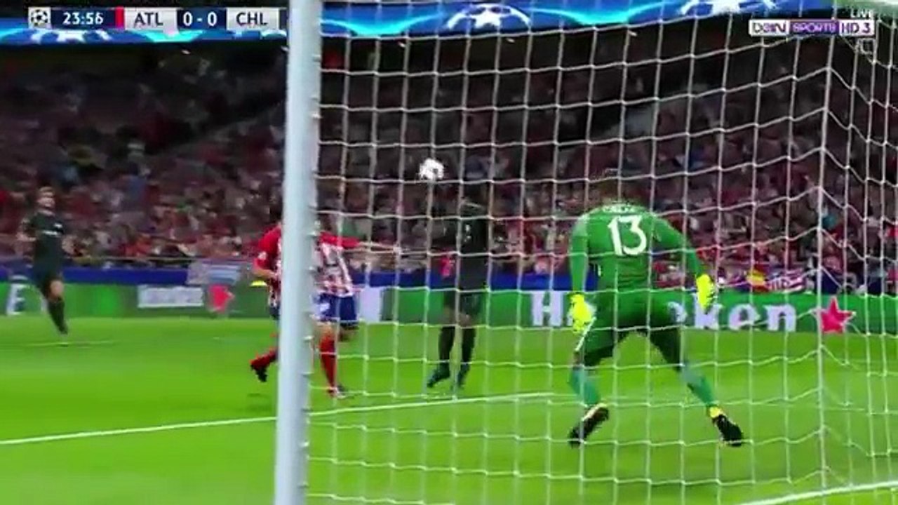All Goals & Highlights HD - Atletico Madrid 1-1 Chelsea - 27-09-2017 HD