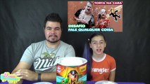 Desafio Pula Pirata Torta na Cara (Diversão, Chantilly, Coisa Velha, Suspense)