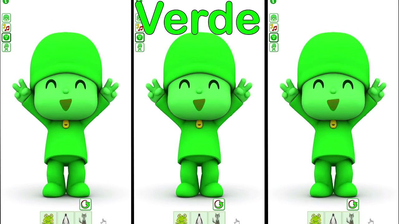 Aprende Los Colores con Talking Pocoyo - Los Colores para Niños | MasDivertidoTV