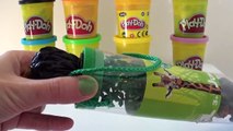 LEARN Names of Jungle Safari Animals - Toy set with Play Doh - For Children in English ♥ ♥