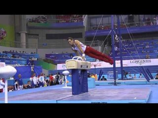 Sam Mikulak - Pommel Horse - 2014 World Championships - Men’s All-Around Final