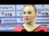 Mykayla Skinner - Interview - 2014 World Championships - Event Finals