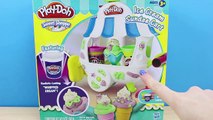 Play Doh Carrito de helados | Helados y paletas de plastilina | Play Doh Ice Cream Sundae Cart