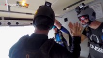 Paracaidistas se grabaron mientras realizaban unas geniales piruetas