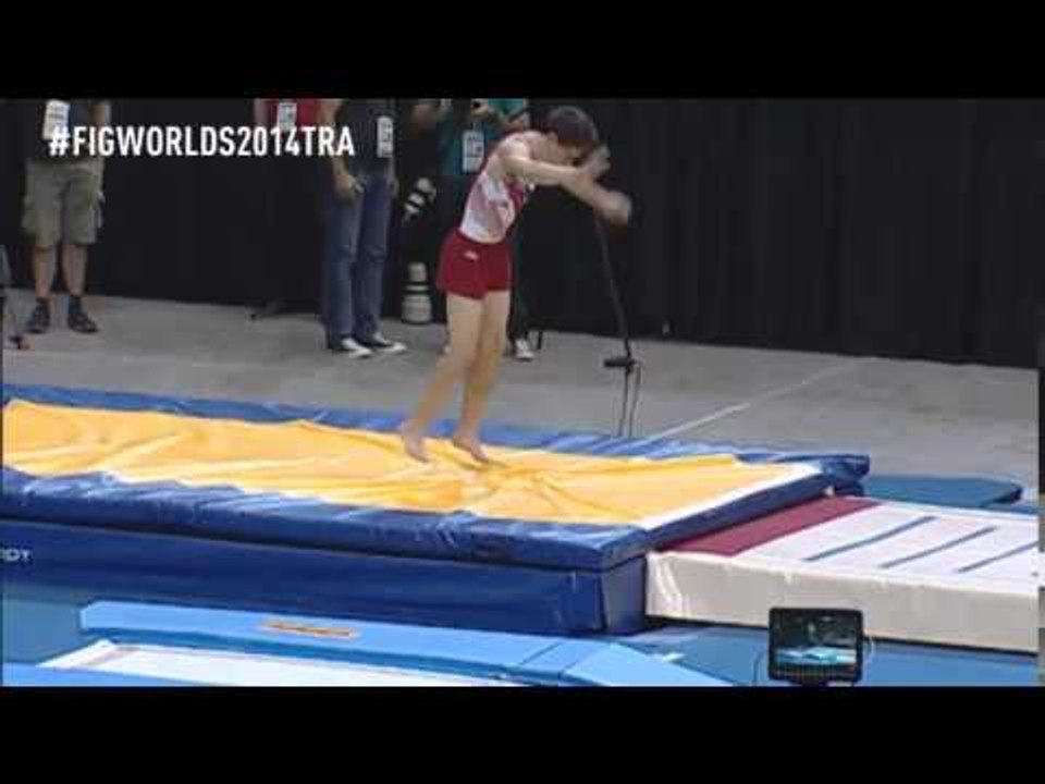 Austin Nacey - Pass 2 - Tumbling - 2014 World T&T Championships - Qualifications