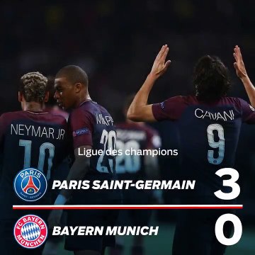PSG - Bayern Muncih : Les buts de match, Dani ALves, Cavani, Neymar,