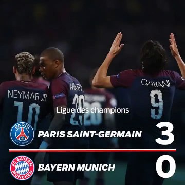 PSG - Bayern Muncih : Les buts de match, Dani ALves, Cavani, Neymar,