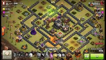 Clash Of Clans | Th9 3 Star GoHoWi Strategy - How to Distr A Lava Hound in CC