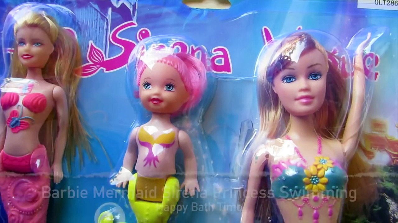 Mainan anak Boneka Lucu Mermaid Tails Sirena Vague Pretend Swimming Pool @LifiaTubeHD