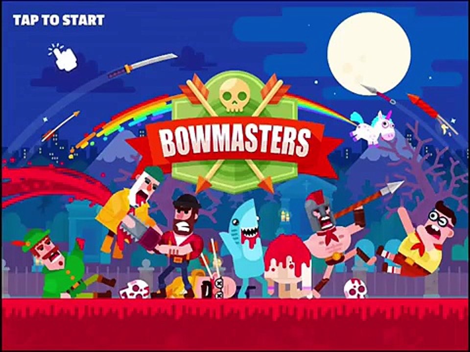 BOWMASTERS All Characters in Game Part 1 Android / iOS Gameplay