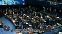 Senado aprova criação de fundo eleitoral; projeto está na Câmara para votação