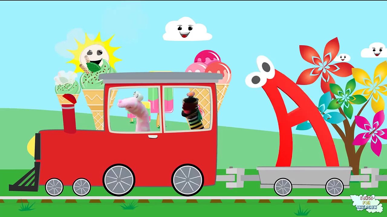 Alphabet Train: learn a - z, abc letter and alphabet train for children (Songs for Children)