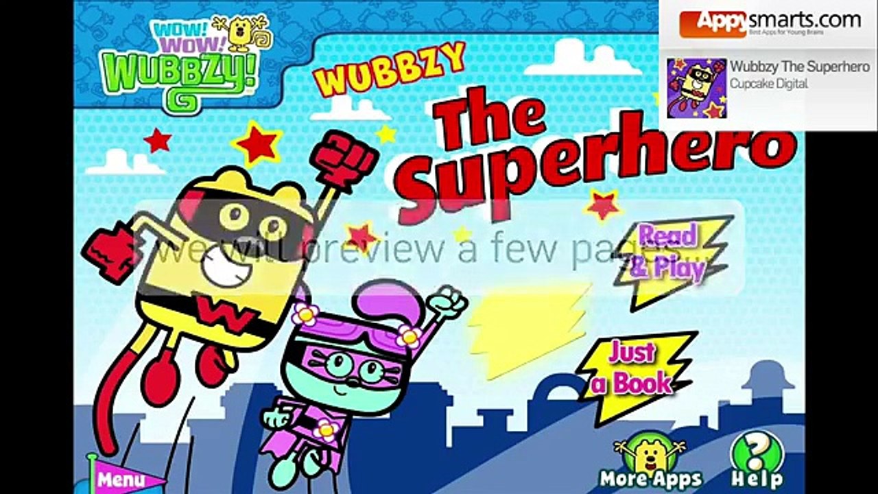 Wubbzy The Superhero by Cupcake Digital [ages: 2+, iPad, iPhone, Android]