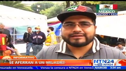 Familiares de mexicanos se aferran a la esperanza de encontrar sus allegados con vida a ocho días del terremoto