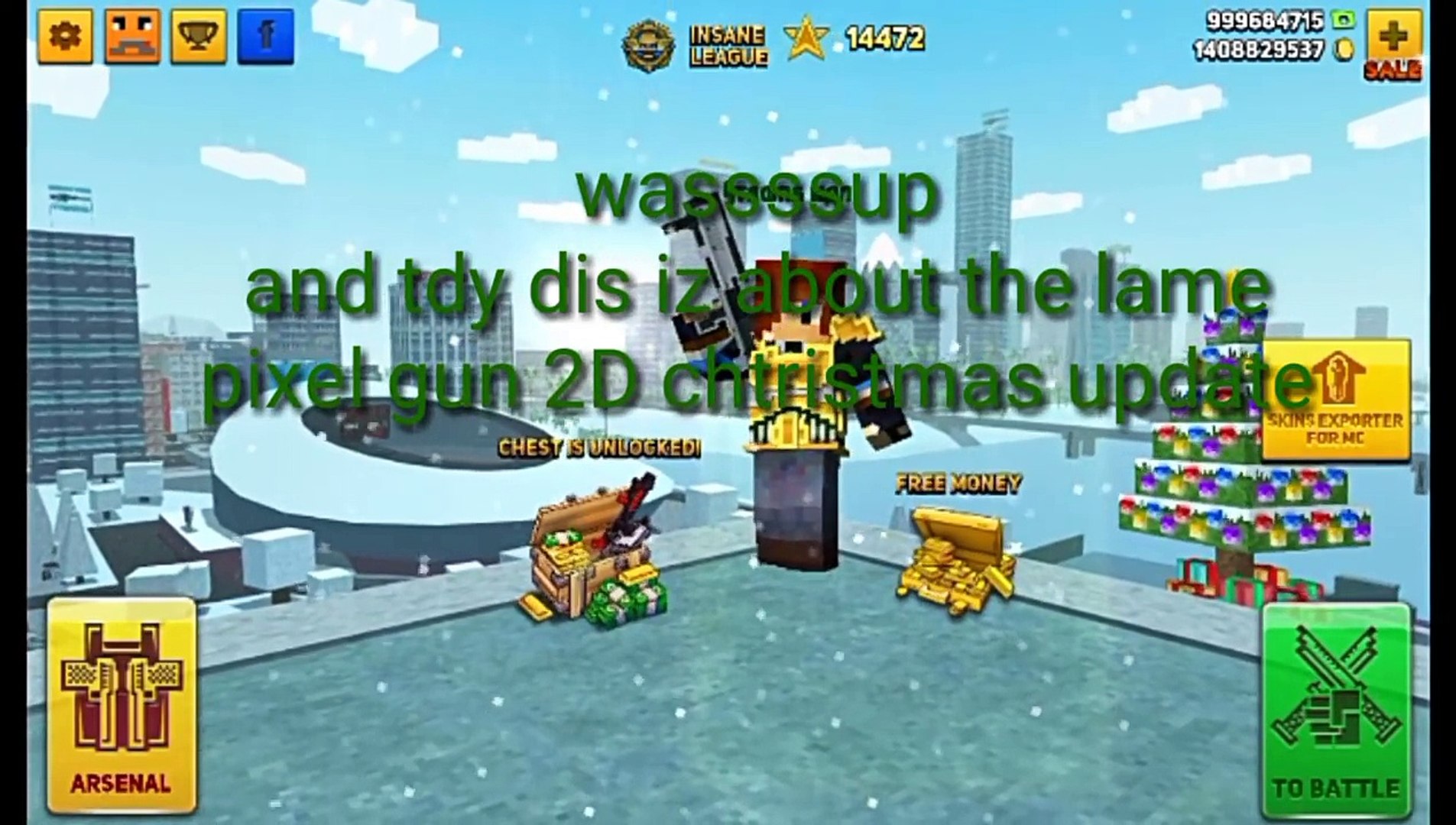 UPDATE:!! Christmas update block city wars ..ended up just like pixel gun  3D now – Видео Dailymotion