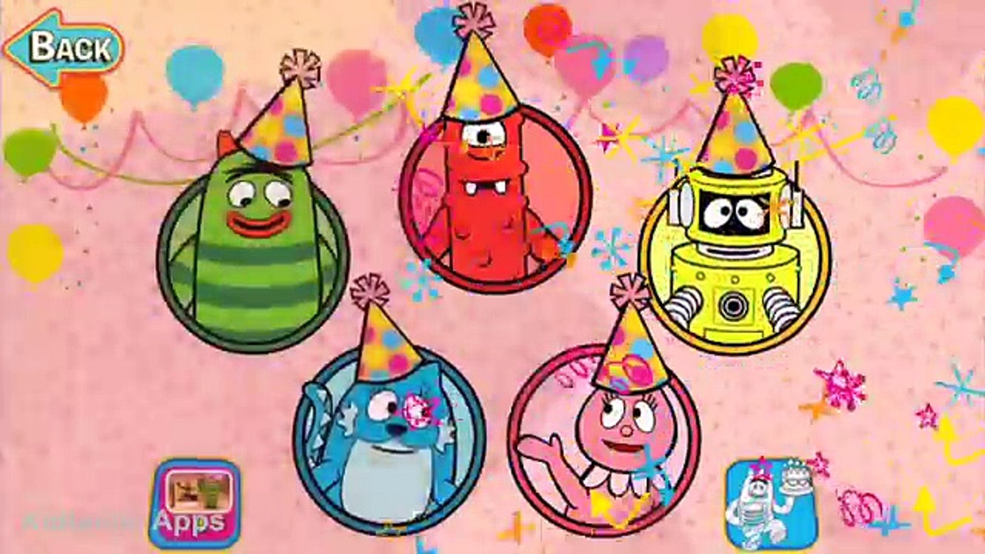 Yo Gabba Gabba Happy Birthday Coloring Pages