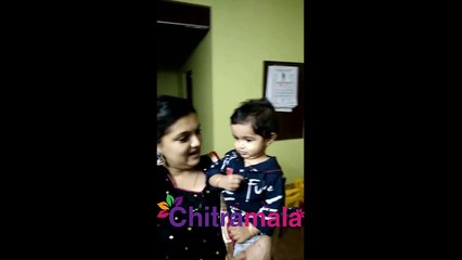 Actress Saranya Mohan Son Cute Video-d7Elr6ZLzac