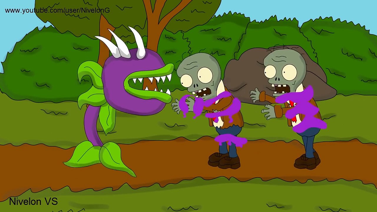 Plants vs zombies Chomper Life (Cartoon)
