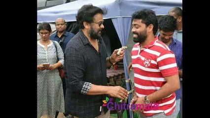Chiranjeevi , SS  Rajamouli at Rangasthalam 1985 sets-dst49tr0wFQ