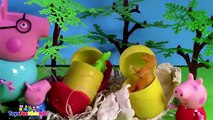 Peppa Pig y los huevos de Dinosaurios para niños Juguetes de Peppa Pig ToysForKidsHD