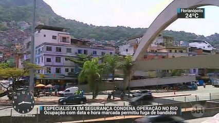 Especialista em segurança condena operação no RJ