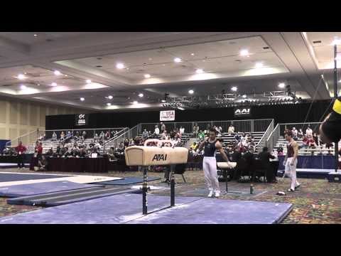 Sam Mikulak - Pommel Horse - 2015 Winter Cup Prelims