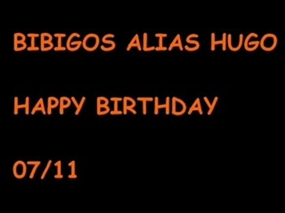 Happy Birthday