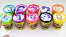 Learn Colors PlayDoh Cup Surprises - MLP Equestria Girls Twilight Sparkle, Rainbow Dash, Pinkie Pie