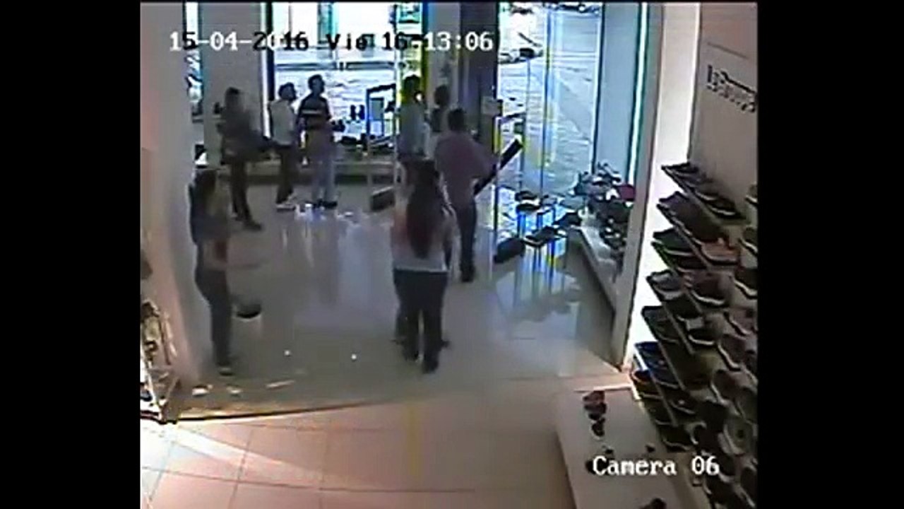 Inside the Tornado! CCTV Footage