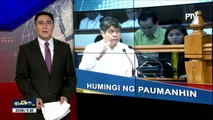 Sen. Pangilinan, humingi ng dispensa sa pitong senador na binatikos dahil sa hindi pagpirma sa Senate Resolution 516