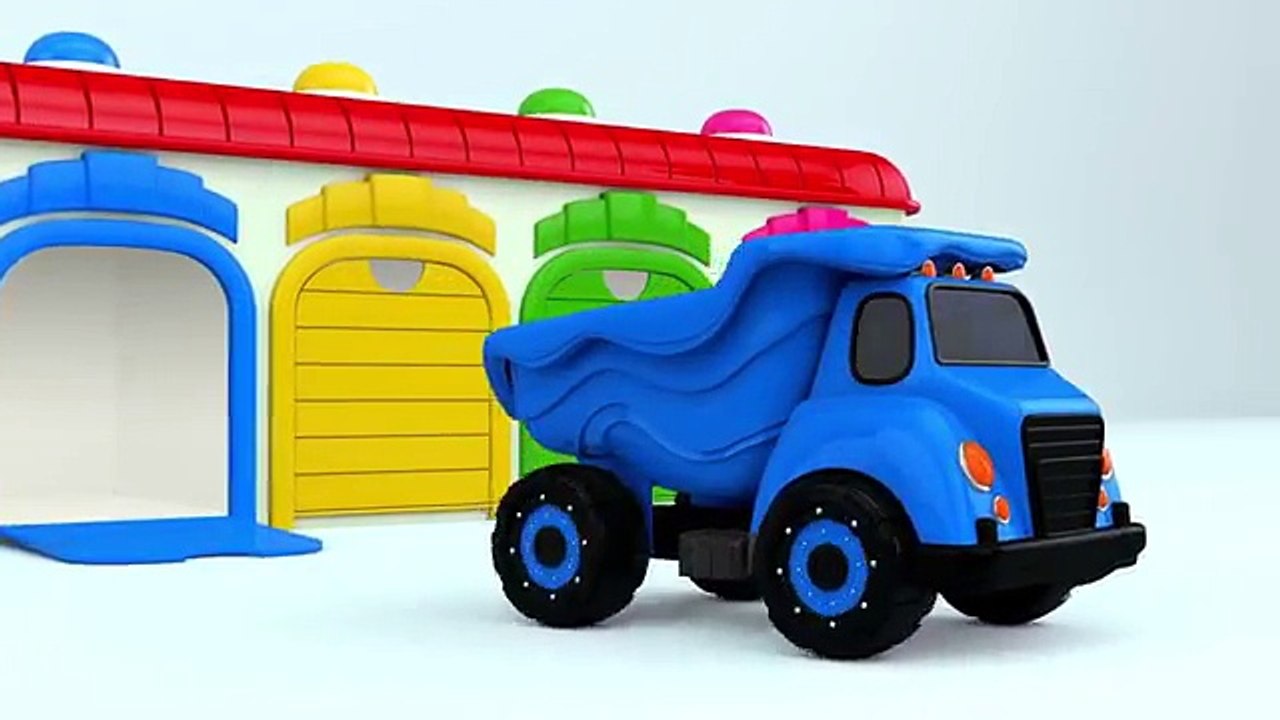 Colors for Children to Learn with Airplane Transporter Toy Street Vehicles - Colors Collec