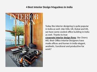 4 Best Interior Design Magazines in India