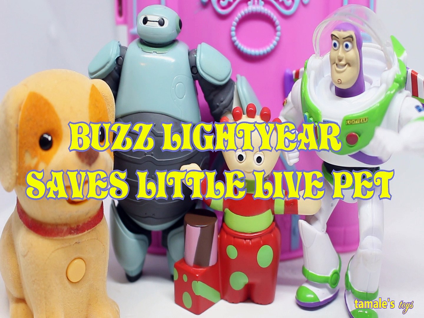 ⁣BUZZ LIGHTYEAR SAVES LITTLE LIVE PET |KIDS TOYS VIDEOS+ BAYMAX TOMBLIBOO